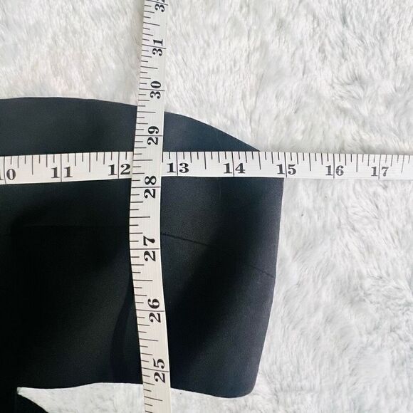 Black Halo Roxy Womens Black Knee Length Strapless Cut Out Sheath Dress Size 4 - Picture 11 of 12